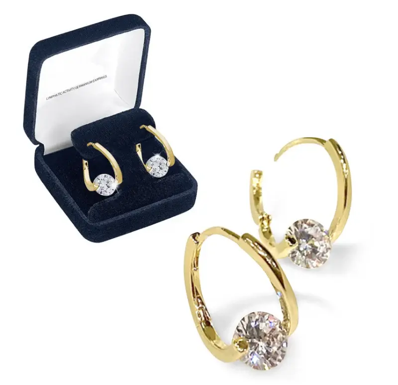 (🔥LAST DAY SALE-70% OFF) Skavix™ Lymphvity MagneTherapy Germanium Earrings