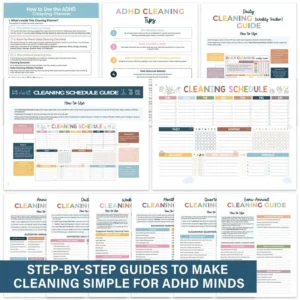 Skavix™ ADHD Cleaning Planner