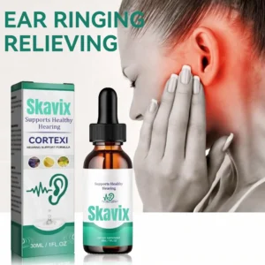 SKAVIX®️ Tinnitus Ear Drops for Clear Ears and Ultimate Comfort – Unlock Instant Relief from Tinnitus and Ear Discomfort🎶