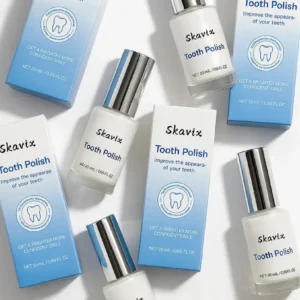 ✨Skavix Instant White Smile Tooth Polish – Fast Stain Removal & Gentle Enamel Care