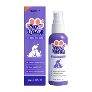 Skavix™ Pet Oral Spray ✅FDA Approved | Freshen Breath, Remove Tartar & Promote gum regeneration, stabilize teeth 🦷🦷