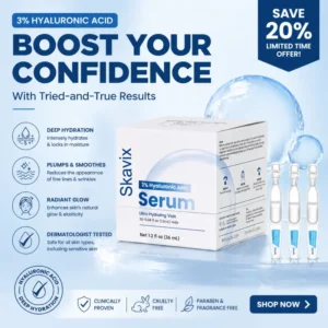 Skavix® 3% Hyaluronic Acid Ultra Hydrating Serum