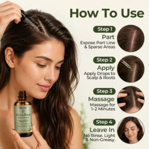 🌿 Skavix® VerdaRoot Scalp Essence – Promote Thicker, Stronger & Healthier-Looking Hair
