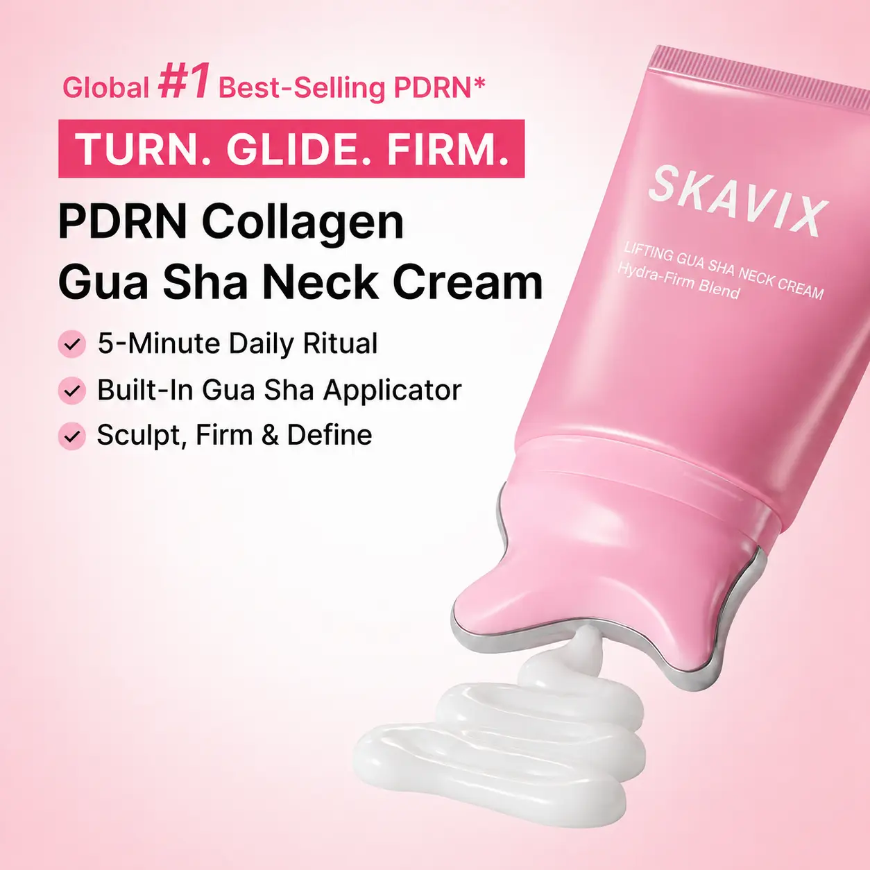 SKAVIX Firming Gua Sha Cream Neck & Jawline Massage