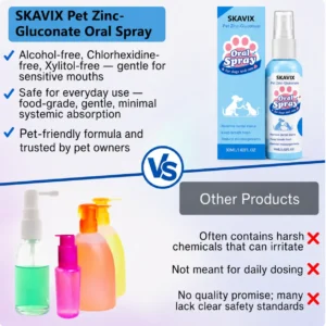 SKAVIX™ Pet Oral Spray Fresher Breath & Daily Oral Care — No Brushing Needed