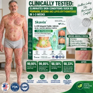 Skavix® 𝑰𝑳-23𝑹 𝑨𝒏𝒕𝒂𝒈𝒐𝒏𝒊𝒔𝒕 𝑷𝒆𝒑𝒕𝒊𝒅𝒆 + 𝑰𝒏𝒅𝒊𝒓𝒖𝒃𝒊𝒏 10-𝑰𝑵-1 𝑵𝒂𝒏𝒐 𝑴𝒊𝒄𝒓𝒐𝒏𝒆𝒆𝒅𝒍𝒆 𝑷𝒂𝒕𝒄𝒉