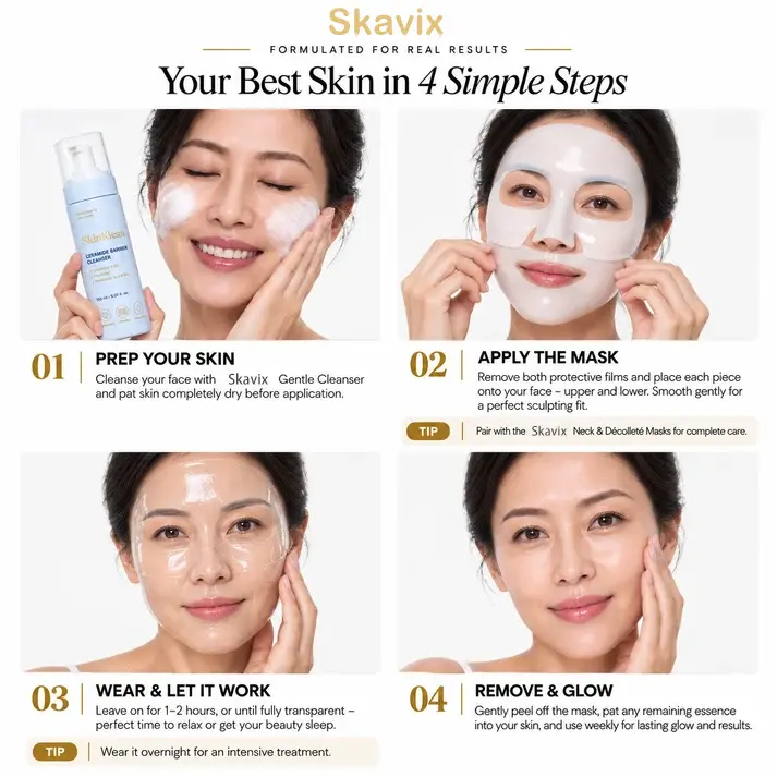 OFFICIAL
AUTHENTIC
Skavix® Plumping Gel Face Mask