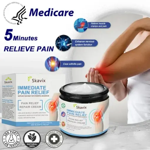 Skavix® Advanced Magnesium Pain Relief Cream